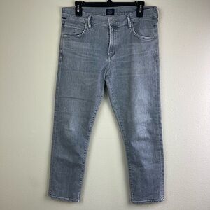 Citizens Of Humanity Elsa Element Mid Rise‎ Slim Fit Crop Jeans SZ 30